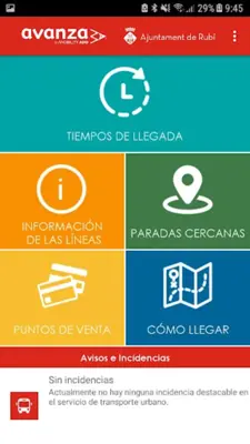 Rubí-Bus android App screenshot 4